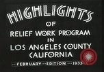 Image of Relief Administration Los Angeles California USA, 1935, second 17 stock footage video 65675023041