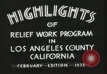Image of Relief Administration Los Angeles California USA, 1935, second 19 stock footage video 65675023041