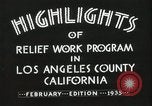 Image of Relief Administration Los Angeles California USA, 1935, second 26 stock footage video 65675023041