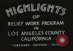 Image of Relief Administration Los Angeles California USA, 1935, second 28 stock footage video 65675023041