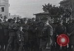 Image of Gabriele D'Annunzio welcomed as he enters Fiume Fiume Croatia, 1919, second 5 stock footage video 65675023056