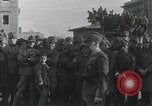 Image of Gabriele D'Annunzio welcomed as he enters Fiume Fiume Croatia, 1919, second 6 stock footage video 65675023056