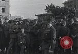 Image of Gabriele D'Annunzio welcomed as he enters Fiume Fiume Croatia, 1919, second 7 stock footage video 65675023056