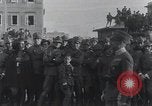 Image of Gabriele D'Annunzio welcomed as he enters Fiume Fiume Croatia, 1919, second 10 stock footage video 65675023056