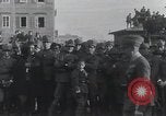Image of Gabriele D'Annunzio welcomed as he enters Fiume Fiume Croatia, 1919, second 11 stock footage video 65675023056