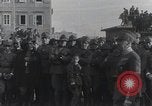 Image of Gabriele D'Annunzio welcomed as he enters Fiume Fiume Croatia, 1919, second 12 stock footage video 65675023056