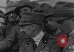 Image of Gabriele D'Annunzio welcomed as he enters Fiume Fiume Croatia, 1919, second 17 stock footage video 65675023056