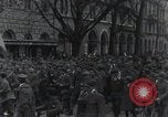 Image of Gabriele D'Annunzio welcomed as he enters Fiume Fiume Croatia, 1919, second 20 stock footage video 65675023056