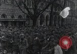 Image of Gabriele D'Annunzio welcomed as he enters Fiume Fiume Croatia, 1919, second 22 stock footage video 65675023056