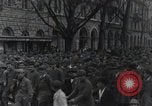Image of Gabriele D'Annunzio welcomed as he enters Fiume Fiume Croatia, 1919, second 23 stock footage video 65675023056