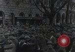 Image of Gabriele D'Annunzio welcomed as he enters Fiume Fiume Croatia, 1919, second 28 stock footage video 65675023056