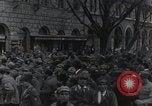 Image of Gabriele D'Annunzio welcomed as he enters Fiume Fiume Croatia, 1919, second 36 stock footage video 65675023056