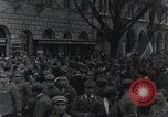 Image of Gabriele D'Annunzio welcomed as he enters Fiume Fiume Croatia, 1919, second 37 stock footage video 65675023056