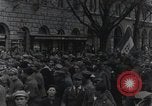 Image of Gabriele D'Annunzio welcomed as he enters Fiume Fiume Croatia, 1919, second 38 stock footage video 65675023056