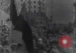 Image of Gabriele D'Annunzio welcomed as he enters Fiume Fiume Croatia, 1919, second 48 stock footage video 65675023056