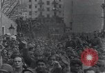 Image of Gabriele D'Annunzio welcomed as he enters Fiume Fiume Croatia, 1919, second 50 stock footage video 65675023056