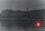 Image of Gabriele D'Annunzio welcomed as he enters Fiume Fiume Croatia, 1919, second 58 stock footage video 65675023056