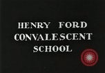Image of Henry Ford Convalescent School United States USA, 1936, second 13 stock footage video 65675023073