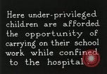 Image of Henry Ford Convalescent School United States USA, 1936, second 16 stock footage video 65675023073