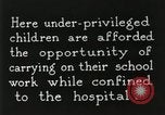 Image of Henry Ford Convalescent School United States USA, 1936, second 18 stock footage video 65675023073