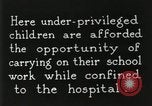 Image of Henry Ford Convalescent School United States USA, 1936, second 22 stock footage video 65675023073