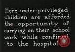 Image of Henry Ford Convalescent School United States USA, 1936, second 24 stock footage video 65675023073