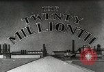 Image of Ford promotional on occasion of 20 millionth automobile Detroit Michigan USA, 1931, second 14 stock footage video 65675023075