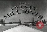 Image of Ford promotional on occasion of 20 millionth automobile Detroit Michigan USA, 1931, second 16 stock footage video 65675023075