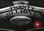 Image of Ford promotional on occasion of 20 millionth automobile Detroit Michigan USA, 1931, second 18 stock footage video 65675023075