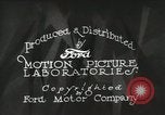 Image of Ford promotional on occasion of 20 millionth automobile Detroit Michigan USA, 1931, second 24 stock footage video 65675023075