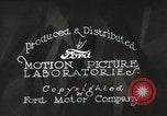 Image of Ford promotional on occasion of 20 millionth automobile Detroit Michigan USA, 1931, second 25 stock footage video 65675023075