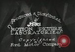 Image of Ford promotional on occasion of 20 millionth automobile Detroit Michigan USA, 1931, second 27 stock footage video 65675023075