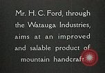 Image Appalachian artisanat Boone North Carolina USA, 1934, de la seconde 3 séquences d'archives historiques vidéo 65675023108