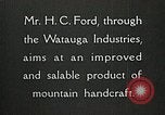 Image Appalachian artisanat Boone North Carolina USA, 1934, de la seconde 4 séquences d'archives historiques vidéo 65675023108