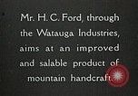 Image Appalachian artisanat Boone North Carolina USA, 1934, de la seconde 5 séquences d'archives historiques vidéo 65675023108