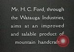 Image Appalachian artisanat Boone North Carolina USA, 1934, de la seconde 9 séquences d'archives historiques vidéo 65675023108