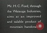 Image Appalachian artisanat Boone North Carolina USA, 1934, de la seconde 10 séquences d'archives historiques vidéo 65675023108
