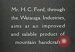 Image Appalachian artisanat Boone North Carolina USA, 1934, de la seconde 14 séquences d'archives historiques vidéo 65675023108