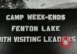 Standbild Fenton See Fenton Michigan USA, 1938, aus Sekunde 1 historischem Filmmaterial Videoclip 65675023123