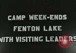 Standbild Fenton See Fenton Michigan USA, 1938, aus Sekunde 4 historischem Filmmaterial Videoclip 65675023123