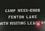Standbild Fenton See Fenton Michigan USA, 1938, aus Sekunde 5 historischem Filmmaterial Videoclip 65675023123
