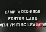 Standbild Fenton See Fenton Michigan USA, 1938, aus Sekunde 8 historischem Filmmaterial Videoclip 65675023123