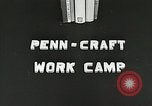 Standbild Penn-Craft Camp Pennsylvania United States USA, 1938, aus Sekunde 7 historischem Filmmaterial Videoclip 65675023124