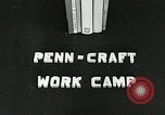 Standbild Penn-Craft Camp Pennsylvania United States USA, 1938, aus Sekunde 10 historischem Filmmaterial Videoclip 65675023124