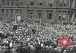 Standbild arbeitslose Männer demonstrieren während der Depression Minneapolis Minnesota USA, 1934, aus Sekunde 1 historischem Filmmaterial Videoclip 65675023138