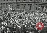 Standbild arbeitslose Männer demonstrieren während der Depression Minneapolis Minnesota USA, 1934, aus Sekunde 4 historischem Filmmaterial Videoclip 65675023138