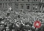 Standbild arbeitslose Männer demonstrieren während der Depression Minneapolis Minnesota USA, 1934, aus Sekunde 6 historischem Filmmaterial Videoclip 65675023138