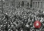Standbild arbeitslose Männer demonstrieren während der Depression Minneapolis Minnesota USA, 1934, aus Sekunde 18 historischem Filmmaterial Videoclip 65675023138