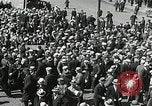 Standbild arbeitslose Männer demonstrieren während der Depression Minneapolis Minnesota USA, 1934, aus Sekunde 23 historischem Filmmaterial Videoclip 65675023138