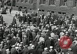 Standbild arbeitslose Männer demonstrieren während der Depression Minneapolis Minnesota USA, 1934, aus Sekunde 31 historischem Filmmaterial Videoclip 65675023138